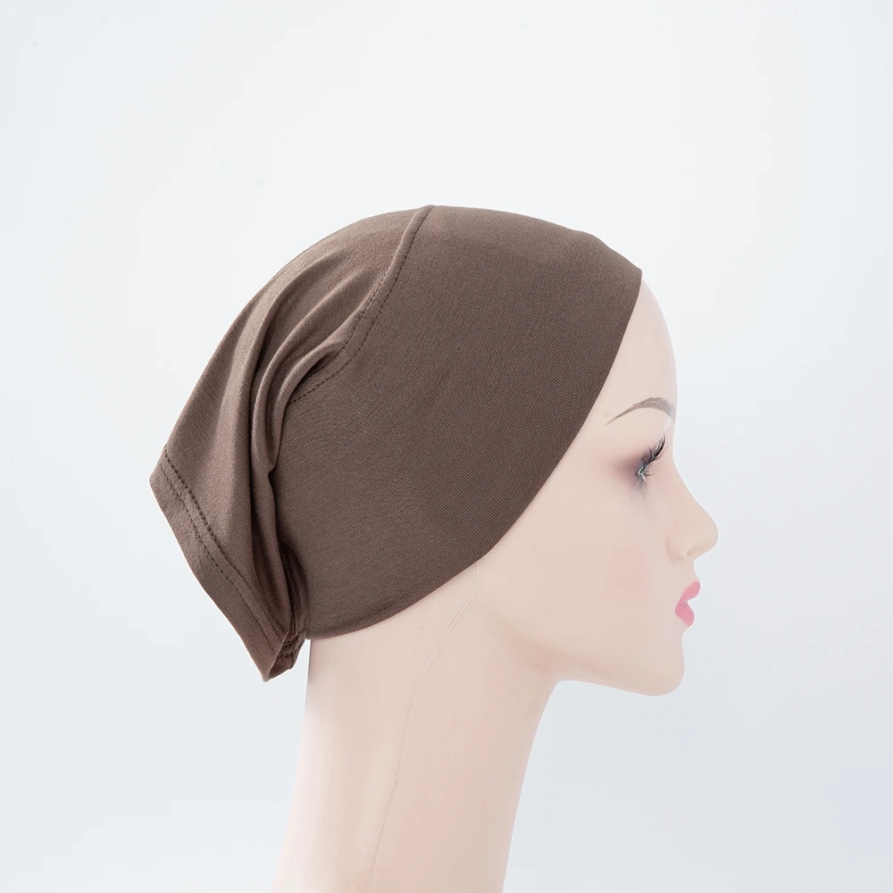 56 farben Mode Frauen Innere Hijab Rohr Muslimischen Kappe Motorhaube Plain Islamischen Underscarf Bambus Jersey Undercaps