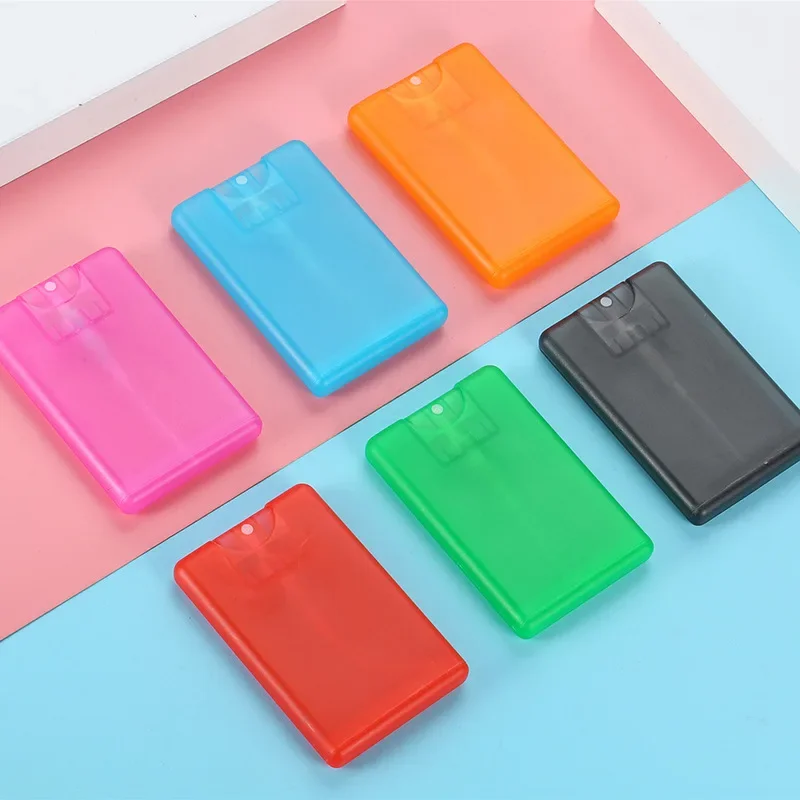 20ml Refillable Bottles Atomizer Perfume Roller   Spray Moisturizing Water Box Card Type Travel Empty Container
