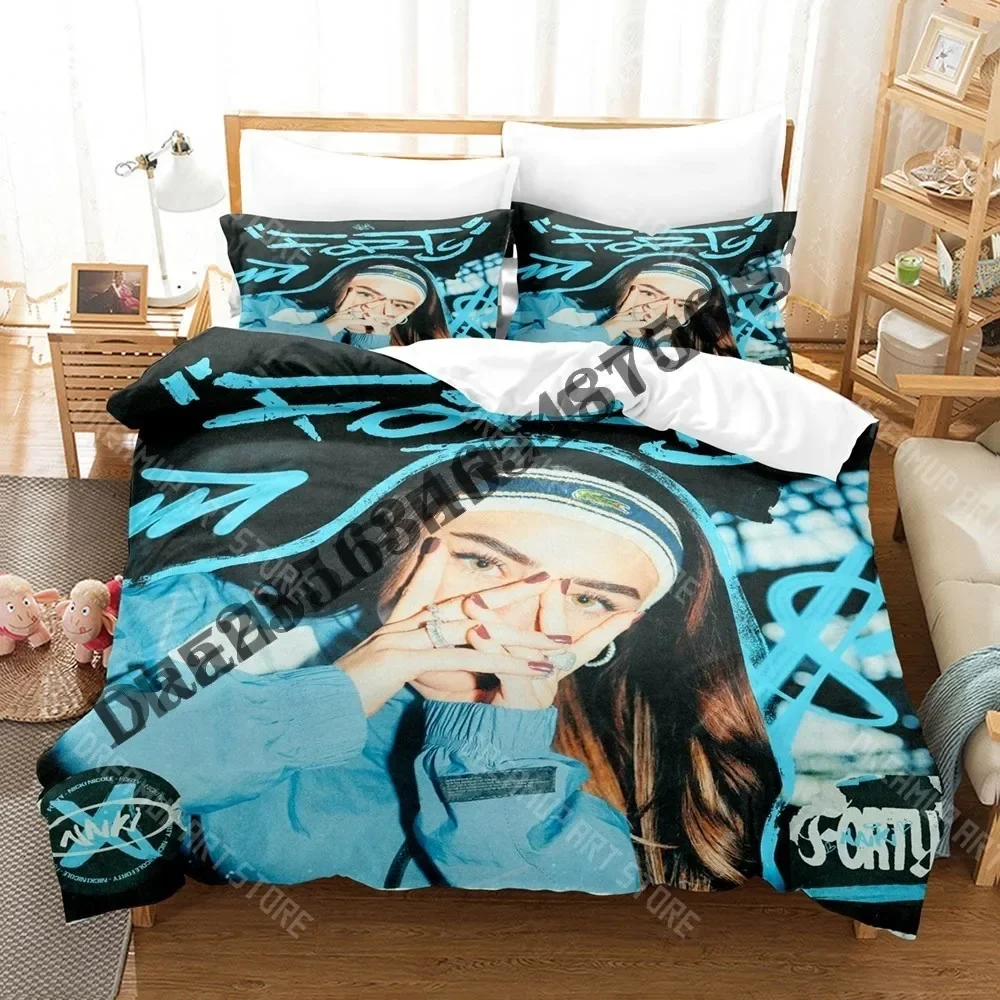 

3D Print Nicki Nicole Bedding Set Single Twin Full Queen King Size Bed Set Adult Kid Bedroom Duvetcover Sets Anime Bed