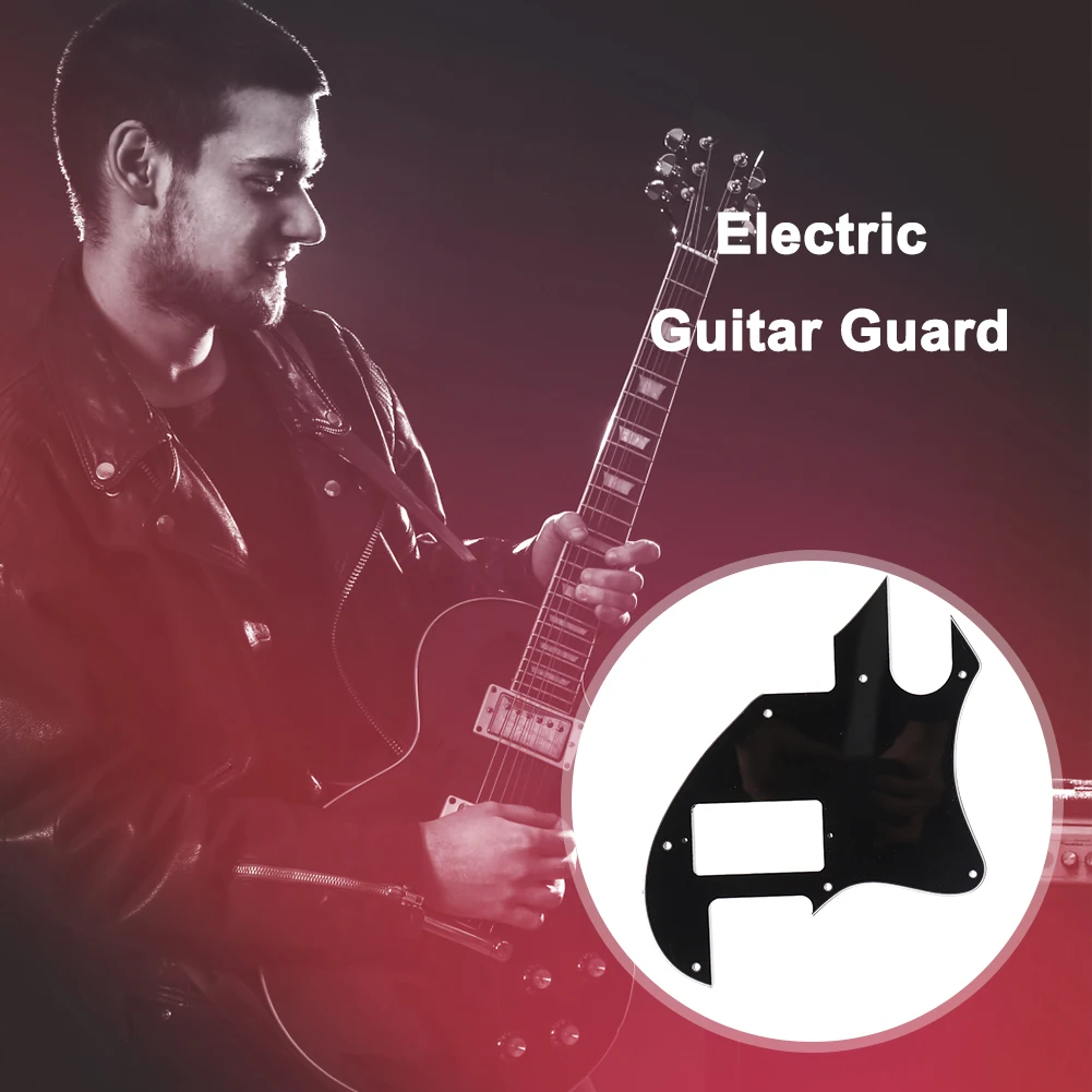 Pelindung Pickguard Gitar Elektrik Pengganti Pelat Goresan 7 Lubang Humbucker Pickguard Gitar TL Pelindung Pick Gitar untuk Gitar TL P90