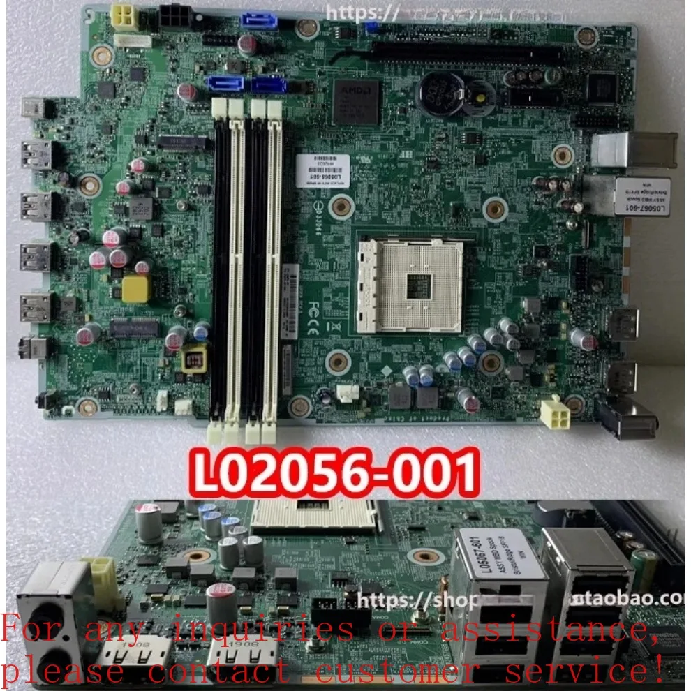 Used For HP EliteDesk 705 G4 SFF main board AM4 L02056-001 002   (store code: 0836)