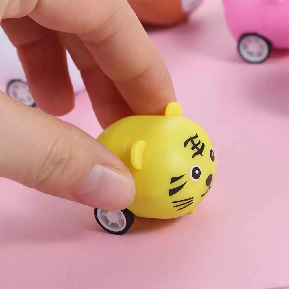 

Birthday Party Cartoon Pull Back Car Parent-Child Educational Animal Cars Toys Mini Race Cars Inertia Toy Car Giveaway Toy