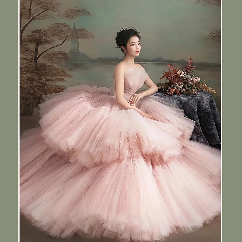 

Temperament Girl Wedding Outdoor Dress Travel Light Wedding Dress