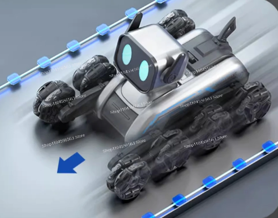 98, собаки-роботы, подарки на день рождения для детей, восьмиколесные трюковые собаки-роботы