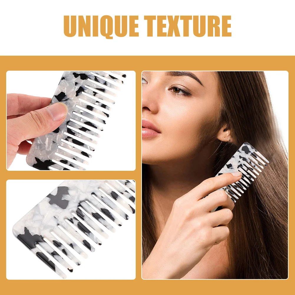 

2 шт. антистатическая расческа для мужчин, моделирующие средства для волос, выпрямитель для вьющихся волос, ацетатный лист, человек