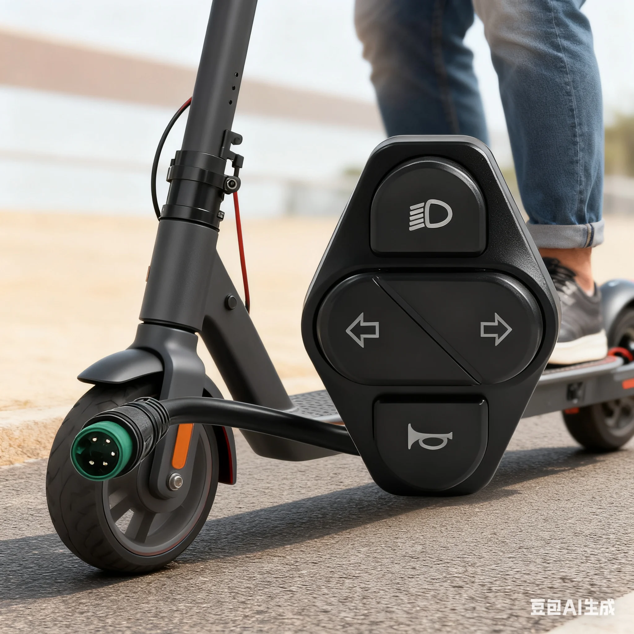 

E-Scooter Headlight Button 5-pin Plastic Rust-Resistant Turn Signal Switch For KUKIRIN For G2 For MASTER Scooter Accessories