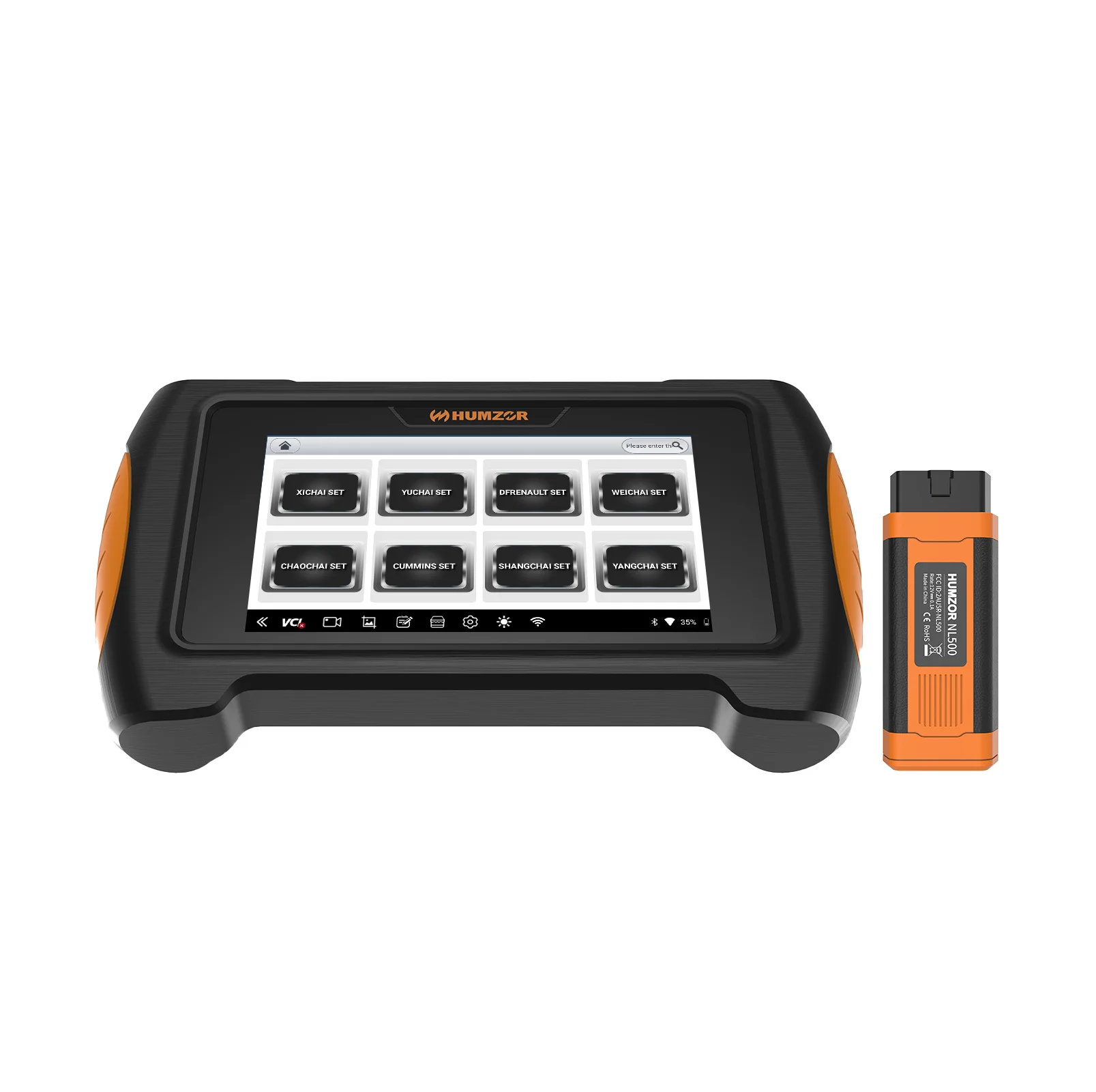 

HUMZORNP91635 + Wi-Fi/Bluetooth OBD дизельно-паровой интегрированный автомобильный диагностический прибор, внешняя торговая версия неисправностей