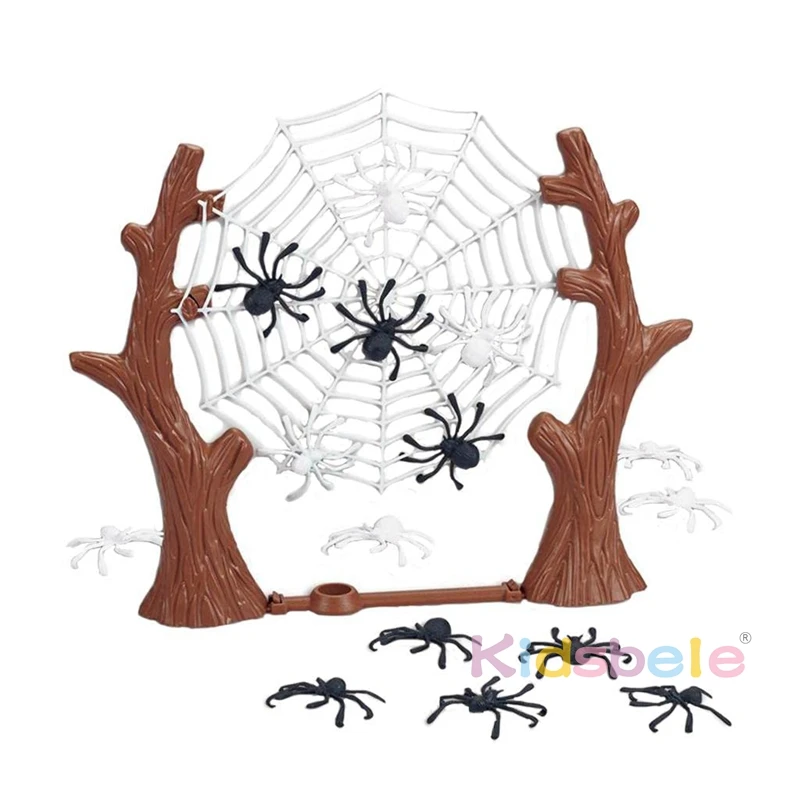 Bouncing Spider Desktop Board Games Kids Adult Family Party Entertainment Game Children\'s Table Spider Web Birthday Gifts Toy