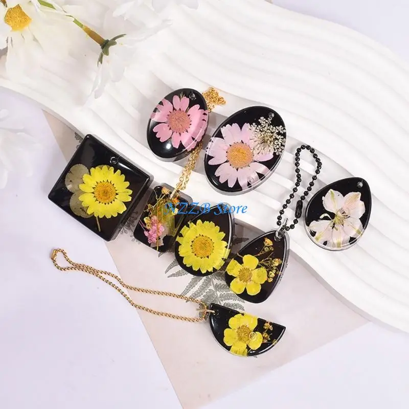 T21F عيد الميلاد قلادة قلادة قالب من السيليكون قالب تزيين المنزل مناسب للنساء