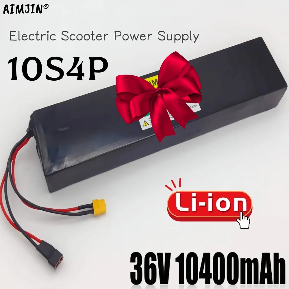 

10S4P Lithium Battery Pack 36V battery 10400mAh 18650 for Electric Scooter Power Supply