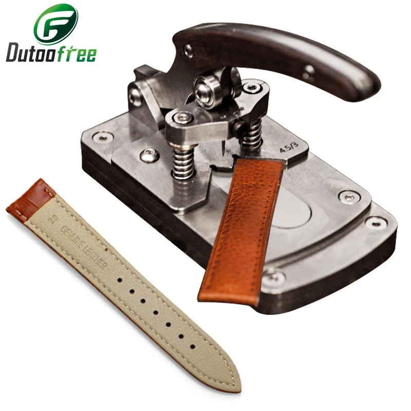 

Watchband Puncher DIY Tool Watchband Strap Household Leathercraft Leather Belt Hole Punch Tool Watch Repair Tool NT32