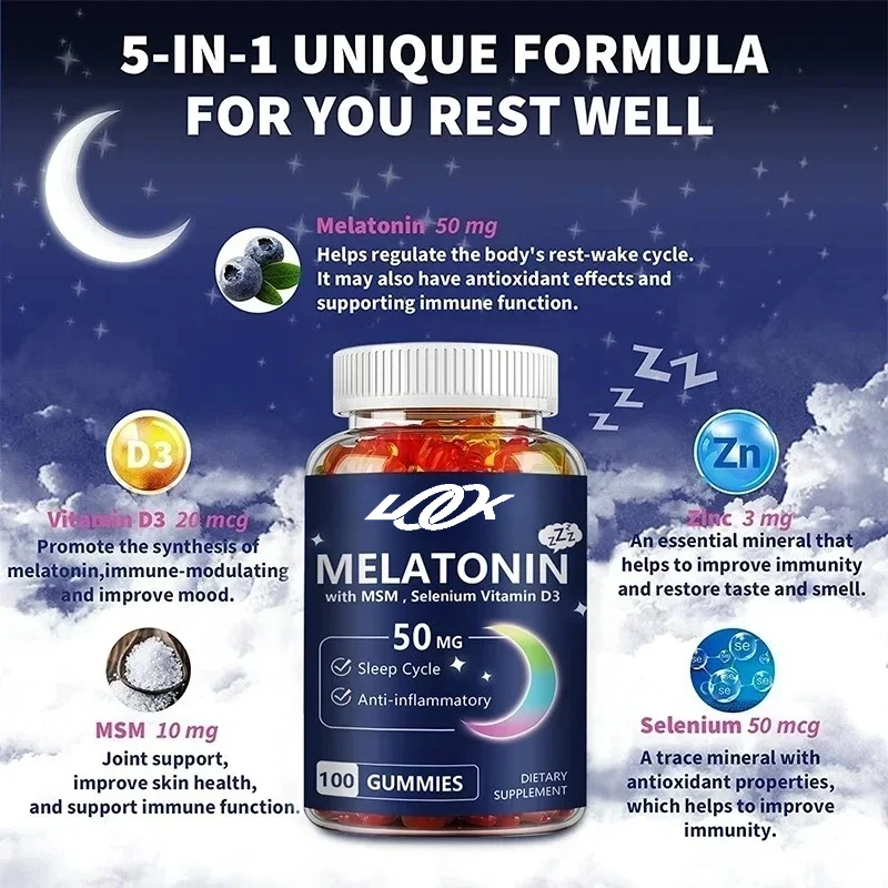 Melatonin Gummies - Helps You - Melatonin Sleep Gummy recension och pris