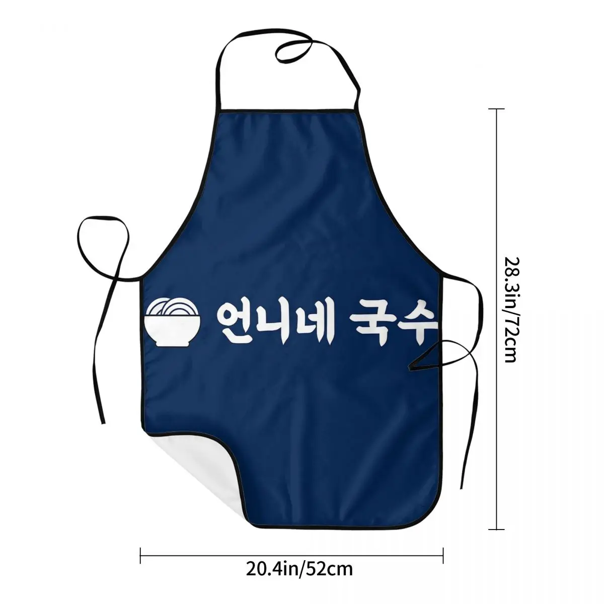 Eonni's Noodles The Uncanny Counter Aprons Chef Cooking Baking Tablier Waterproof Bib Kitchen Cleaning Pinafore for Women Men