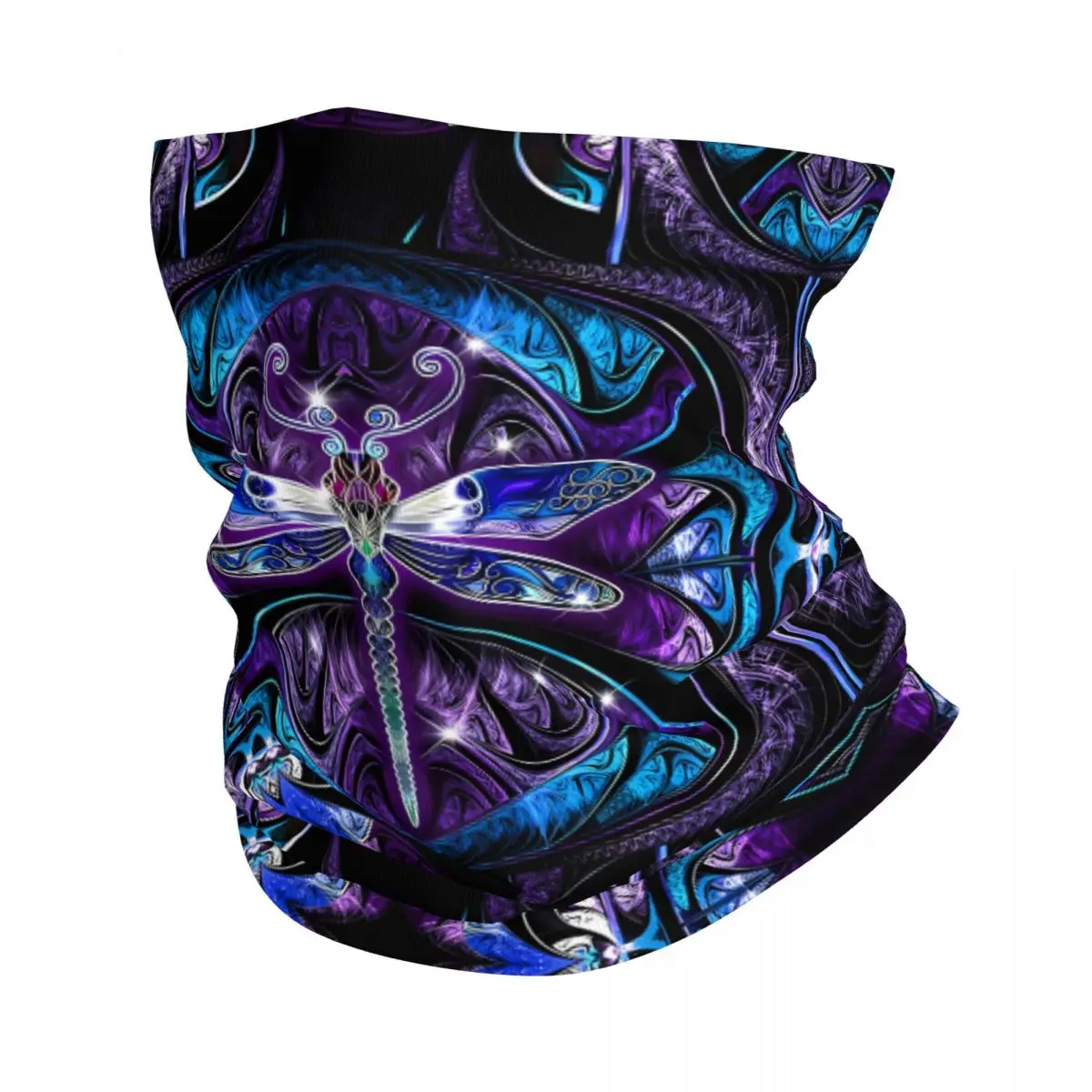 Dragonfly Art Thin Wrap Scarf Bandana Neck Gaiter Face Cover Headband