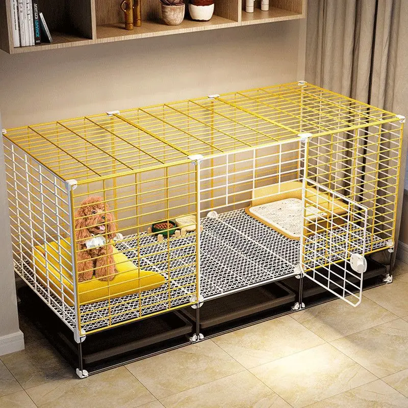 Dog cage with toilet Separation room One bedroom, one living room and one bathroom Small villa
