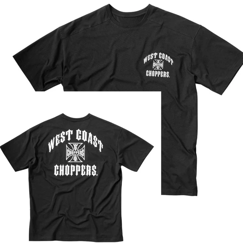 Heißes West Coast Choppers Grafik-Baumwoll-T-Shirt Unisex Sommer Kurzarm Mode Marken-T-Shirt Luxus Casual Vintage Tees 2026 Neu – Detail 7