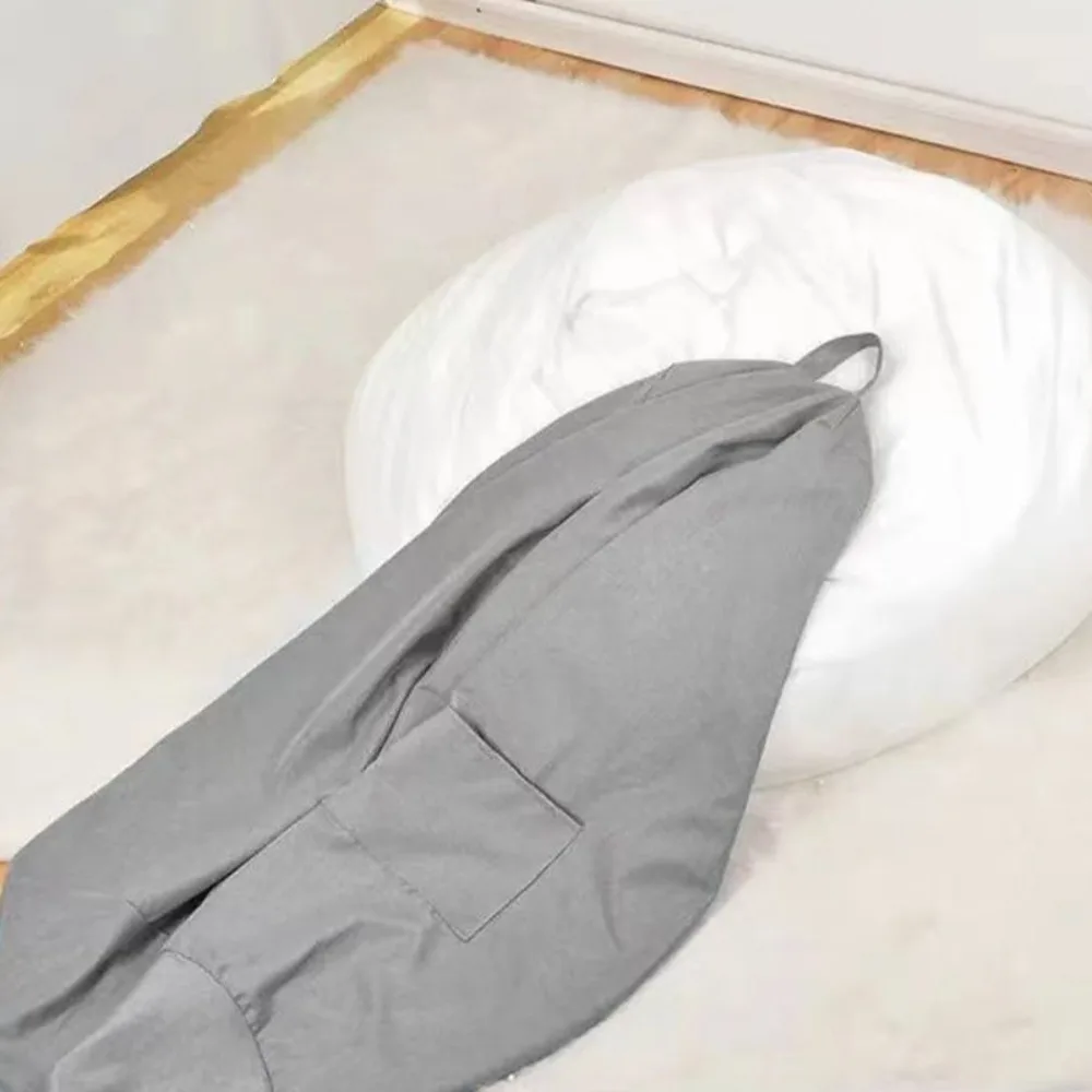 Home Decoration Comfortable Bean Bag Chair Sofa Cover Washable Removable Lazy Sofa Cover Soft Breathable Puff Couch Cover