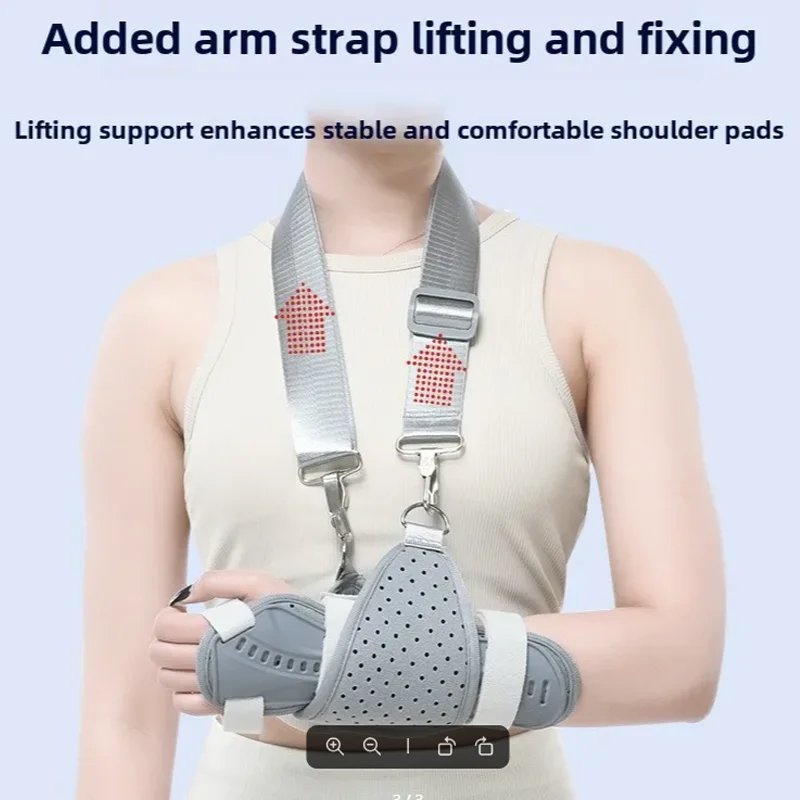 Wrist Brace for Forearm Fracture Stabilizer Universal Fit Splint for Adults Kids Breathable Orthosis with Comfort
