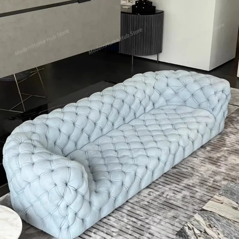 Italian Puff Living Room Sofas Oversized Designer Memory Foam Living Room Sofas Lounge Modern Divano Moderno Furniture Home