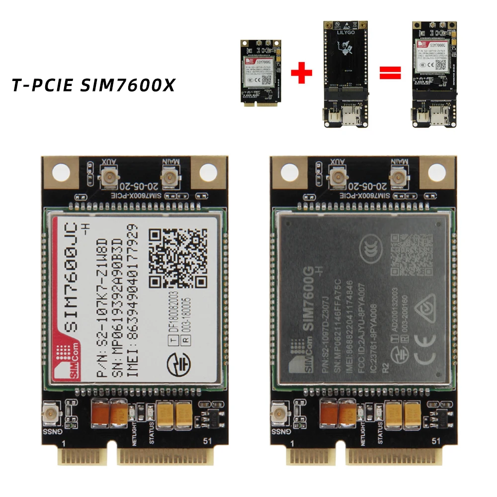 

Макетная плата LILYGO T-PCIE с модулем SIM7600 4G ESP32-WROVER-E WIFI для беспроводных и радиочастотных приложений