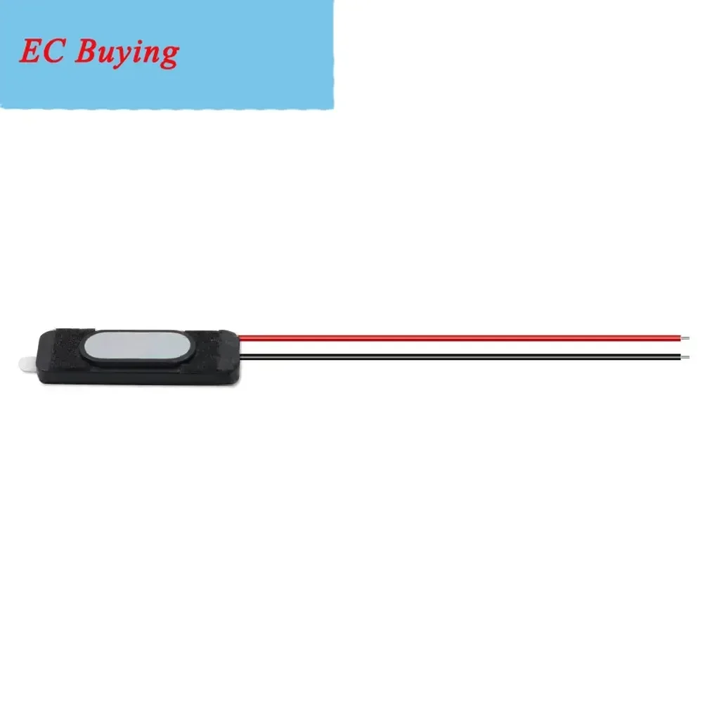 5 قطعة 8R 1 واط 1510 1712 2014 2415 2030 2209 2809 المدرج القرن 8 Ω 1 واط مزدوجة مكبر صوت مغناطيسي 2P 2Pin الصوت 8 أوم مع سلك 60 مللي متر