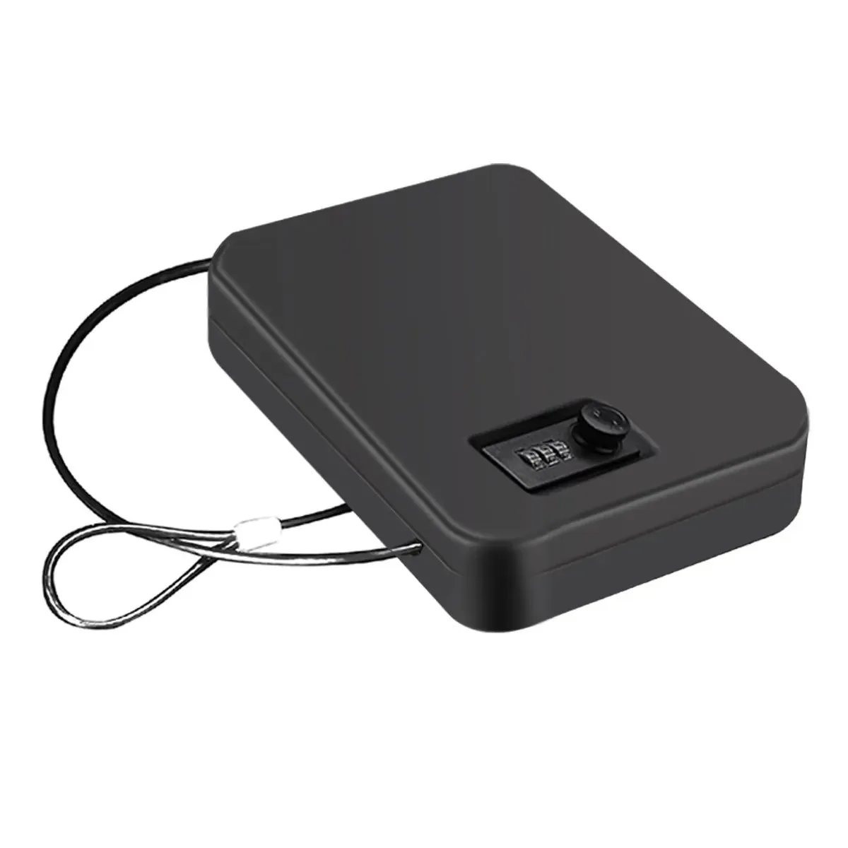 Security Safe Box Personal Safe with Steel Combination Lock and Security Cable Home Safe Anti-Theft Digital Home Gun Safe Box