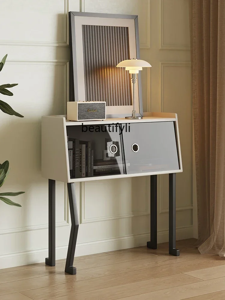 

Entryway Cabinet Living Room Light Luxury Entrance Console Sofa Side Cabinet Storage Rack