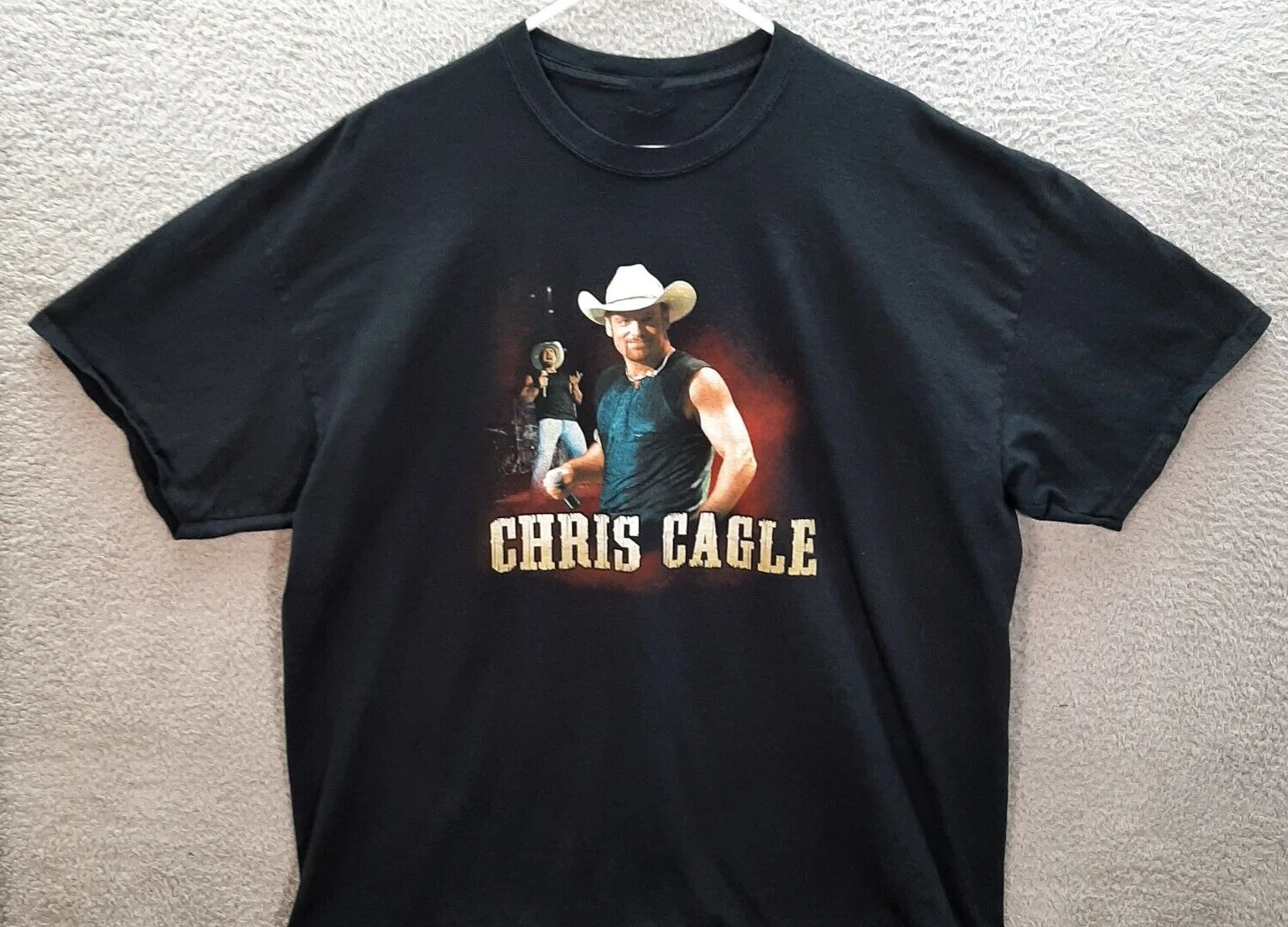 Chris Cagle Country Music Black Heavy Cotton Size S-4XL T Shirt BT032