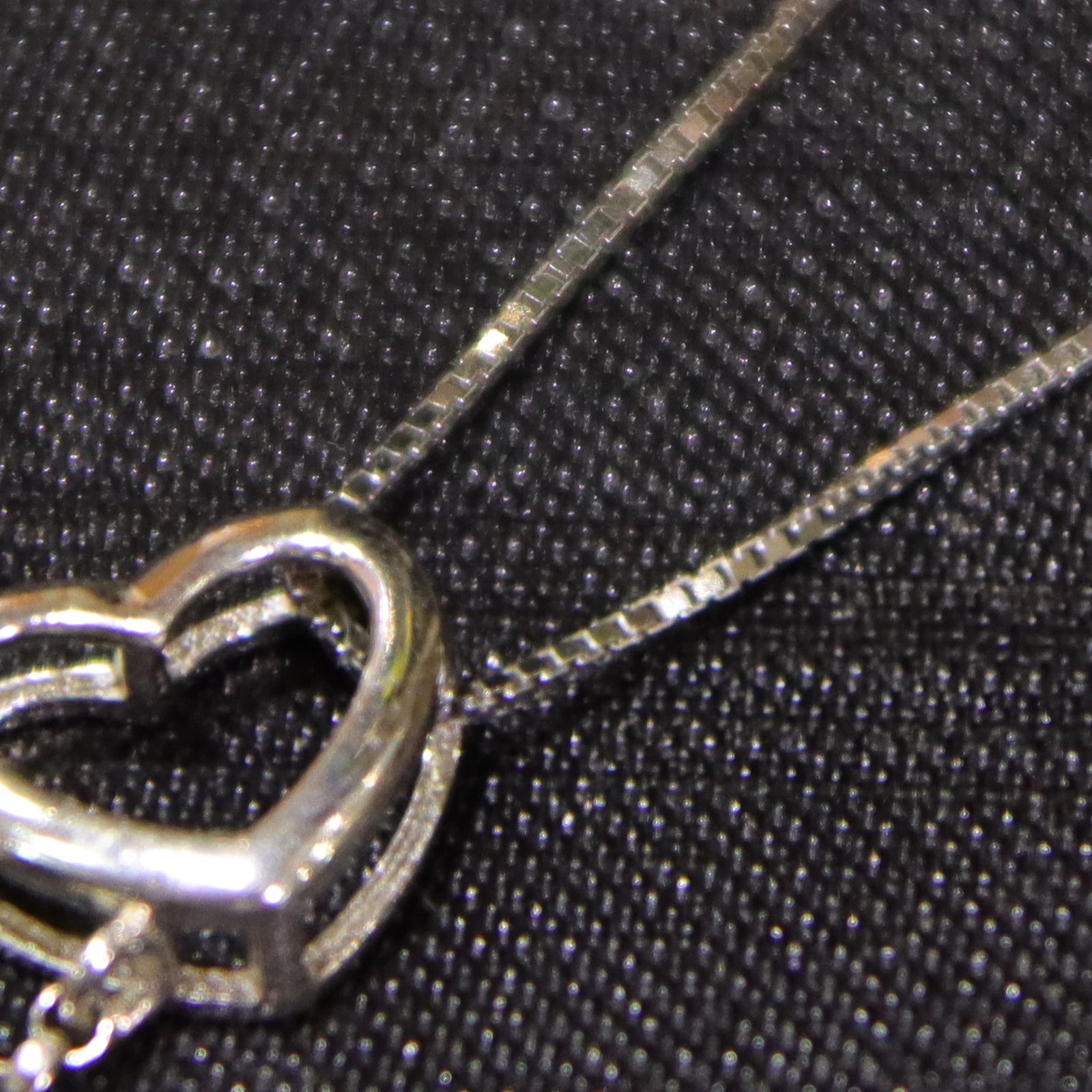 Pure Silver Natural Mexican Blue Amber Heart Pendant with Two Blue Amber Beads 7mm and 9mm