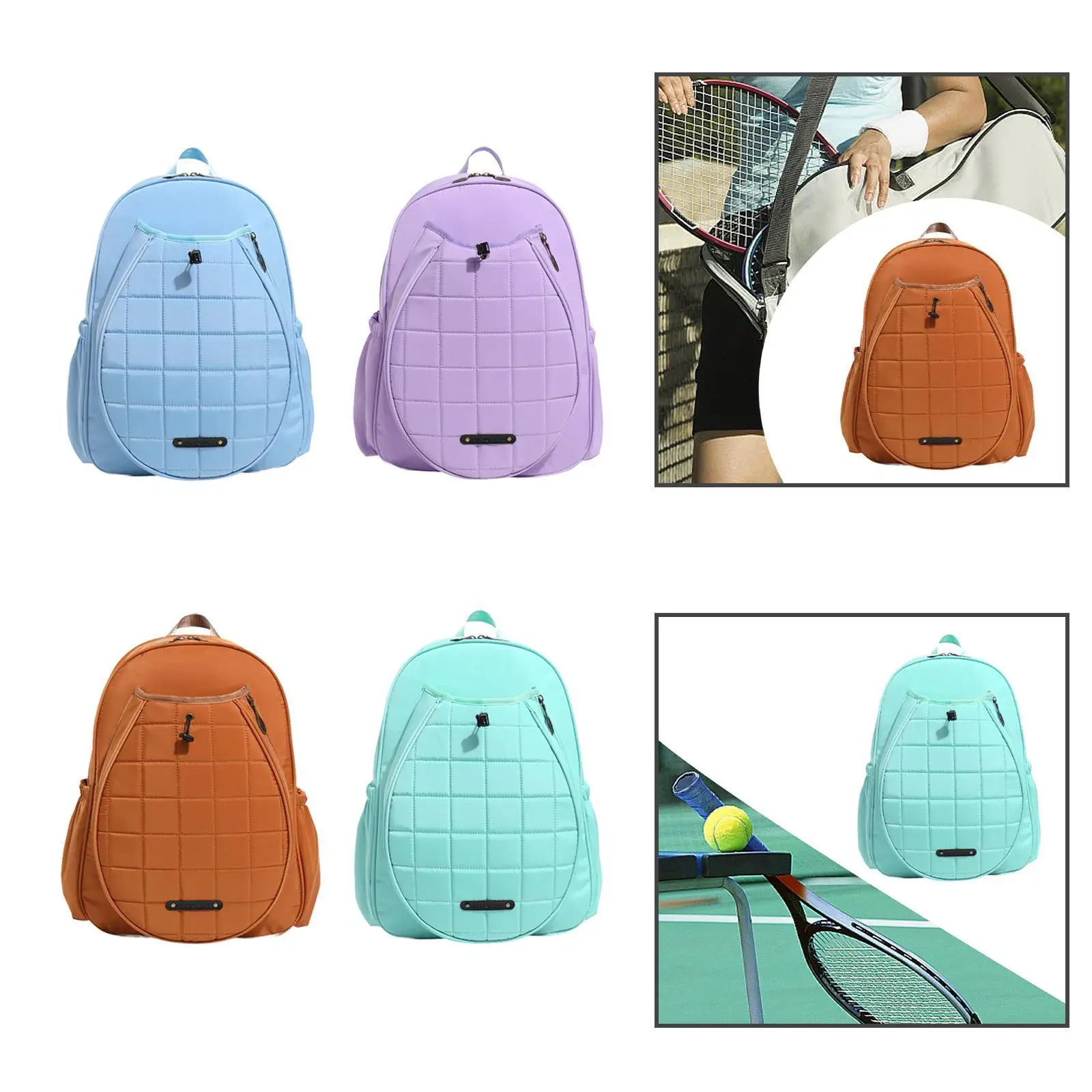 Tennis Storage Bag Racquet Holder Multifunction Waterproof Backpack Shoulder Bag for Outdoor Sports Tennis Squash Racquet Men