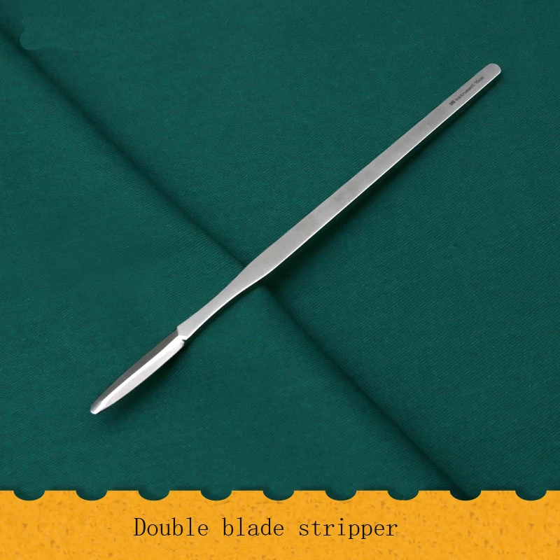 Aesthetic plastic surgery instruments Double blade stripper Single head stainless steel stripper tool