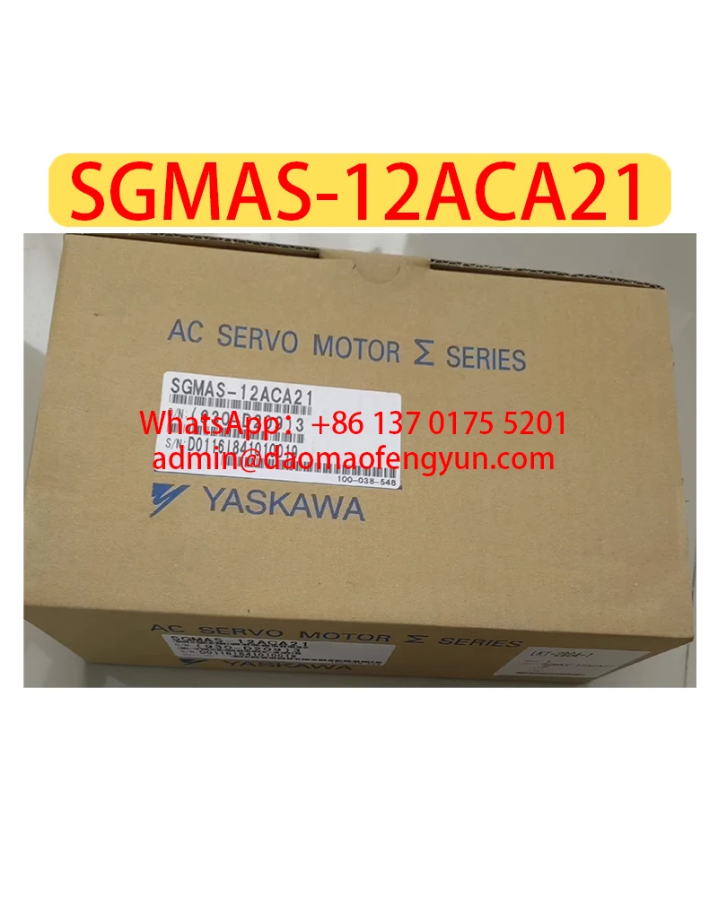 

SGMAS-12ACA21 Brand New Servo Motor SGMAS 12ACA21，Fast shipping
