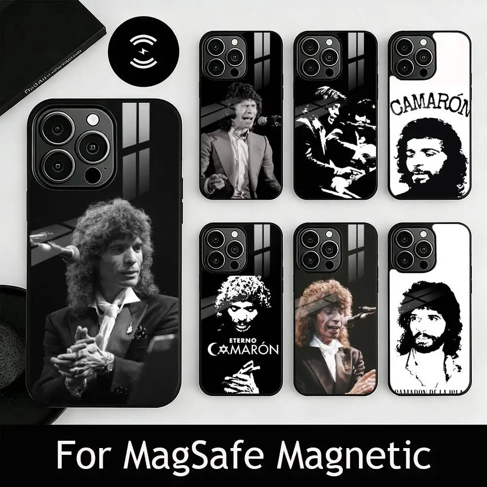 

Singer Camaron D-De L-La I-Isla Phone Case For iPhone17,16,15,14,13,12,11 Plus,Pro Magnetic with Magsafe Wireless Charging
