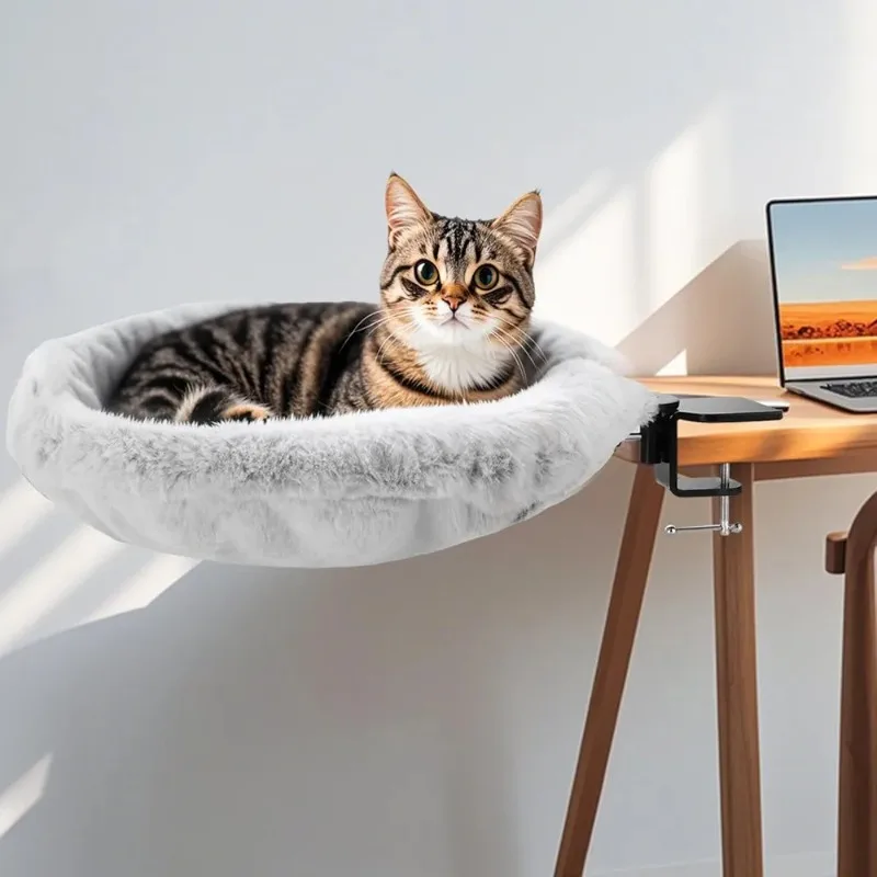 

table bed desk cat hammock nest holder pet supplies rotating table cat nest