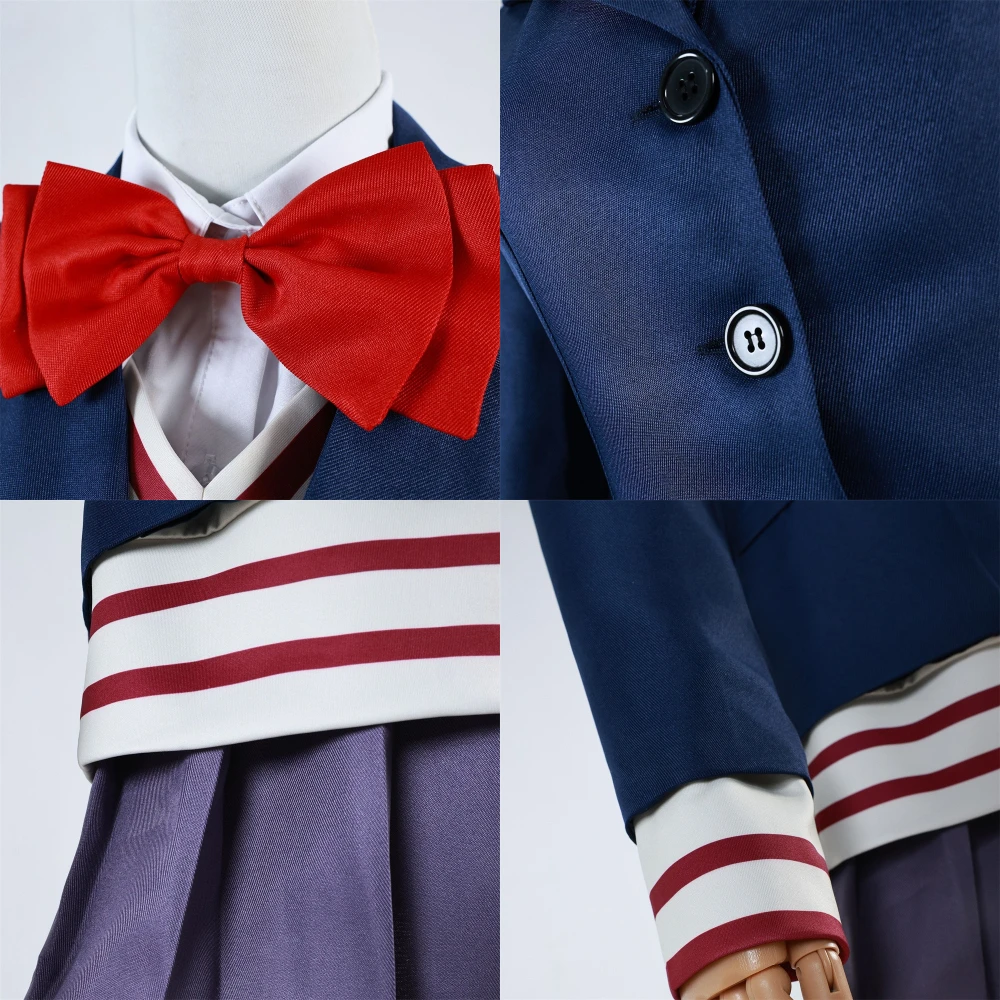 Anime Momo Ayase Aira Shiratori Cosplay Costume Dandadan Manga Halloween Fancy Dress-Up Women's School Uniform Takerlama