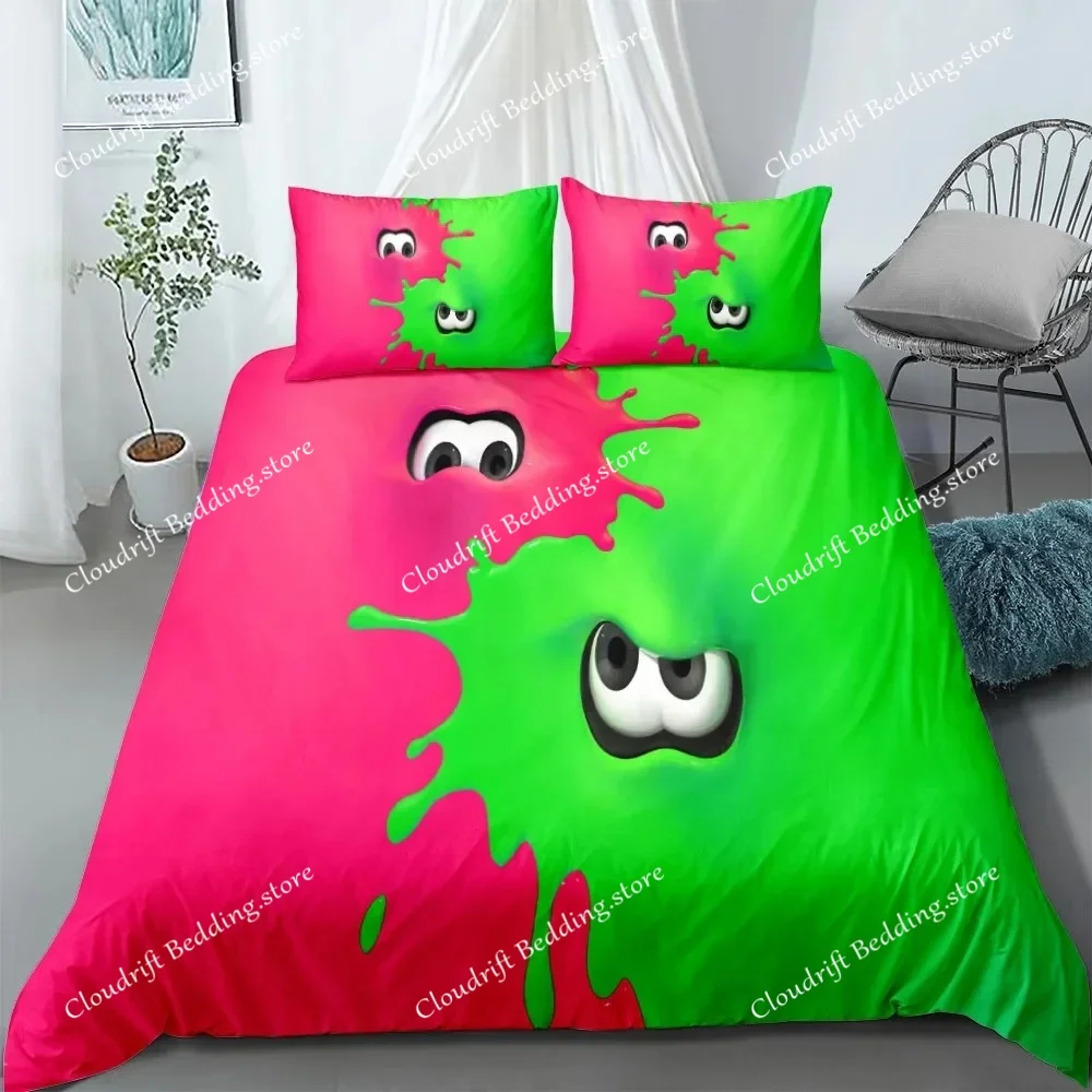 

Splats Graffiti Fusion Bedding Set without sheet UK Single Double King US Twin Full Queen Size Bed Linen Set
