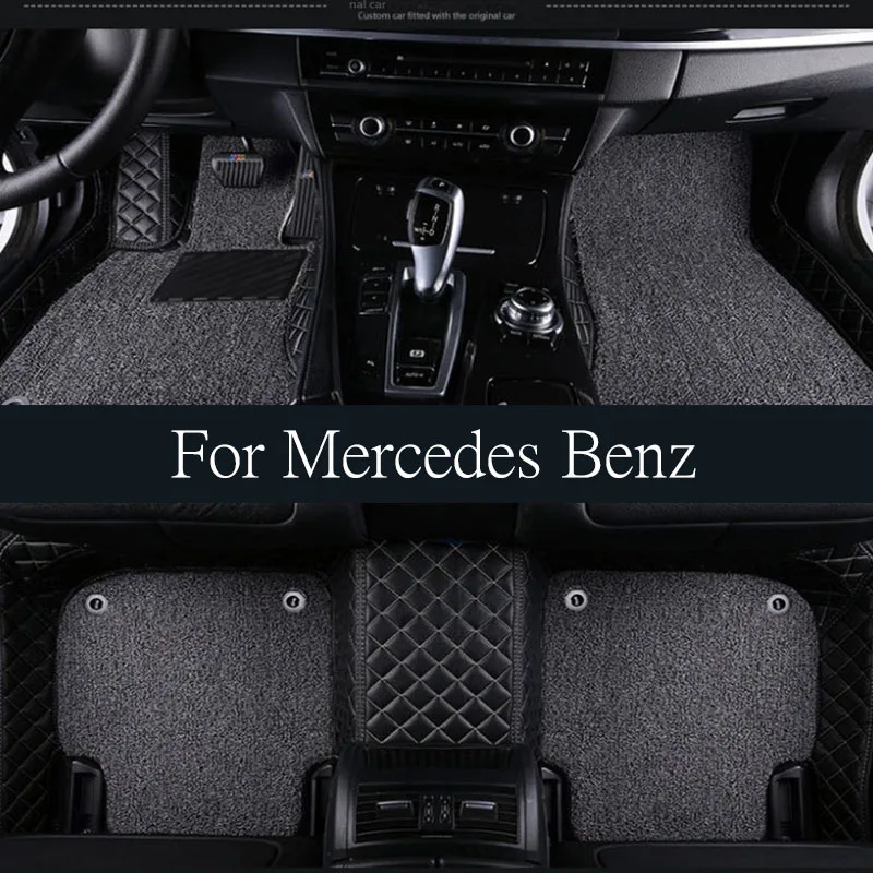 

Car Floor Mat for Mercedes Benz EQC 400 AMG Line 2019~2023 Foot TPE Liner Storage Pad Custom Waterproof Cover Rug trunk mat