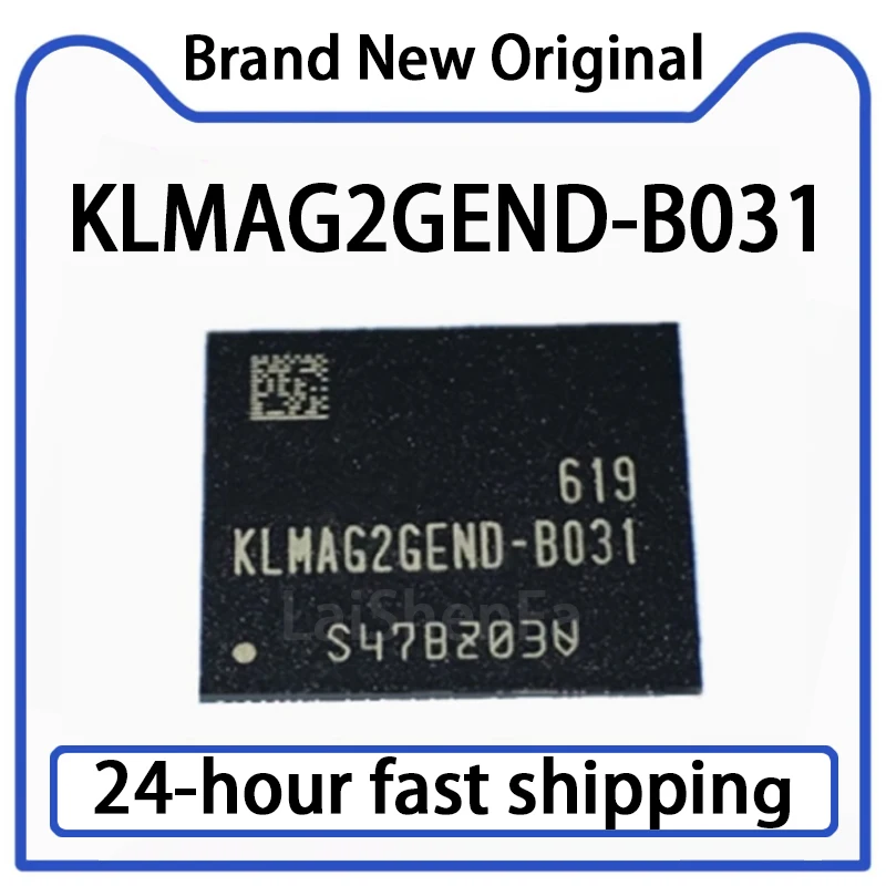 1PCS KLMAG2GEND-B031 BGA153 EMMC Flash Memory Chip Original in Stock