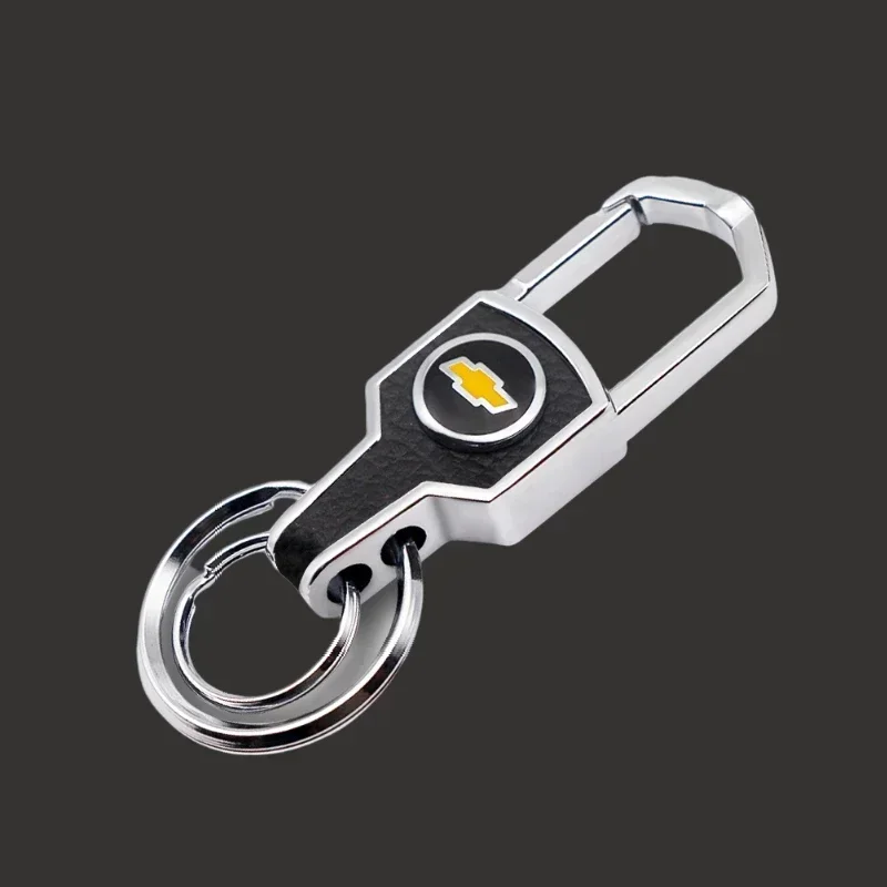 3D Metal Car Logo Keychain Keyrings for Chevrolet Captiva Aveo Cruze Lacetti Niva Cobalt Optra Lanos Orlando Sail Spark ONIX