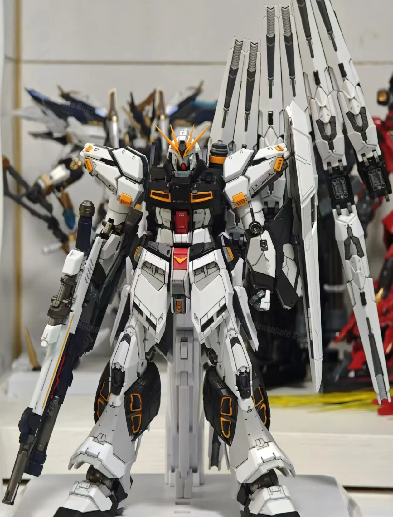 재고 있음 VT V-TIGER MG 1/100 RX-93 V 조립 모델 키트 합금 스켈레톤 키트 애니메이션 액션 피규어 로봇 플라스틱 모델 선물 장난감