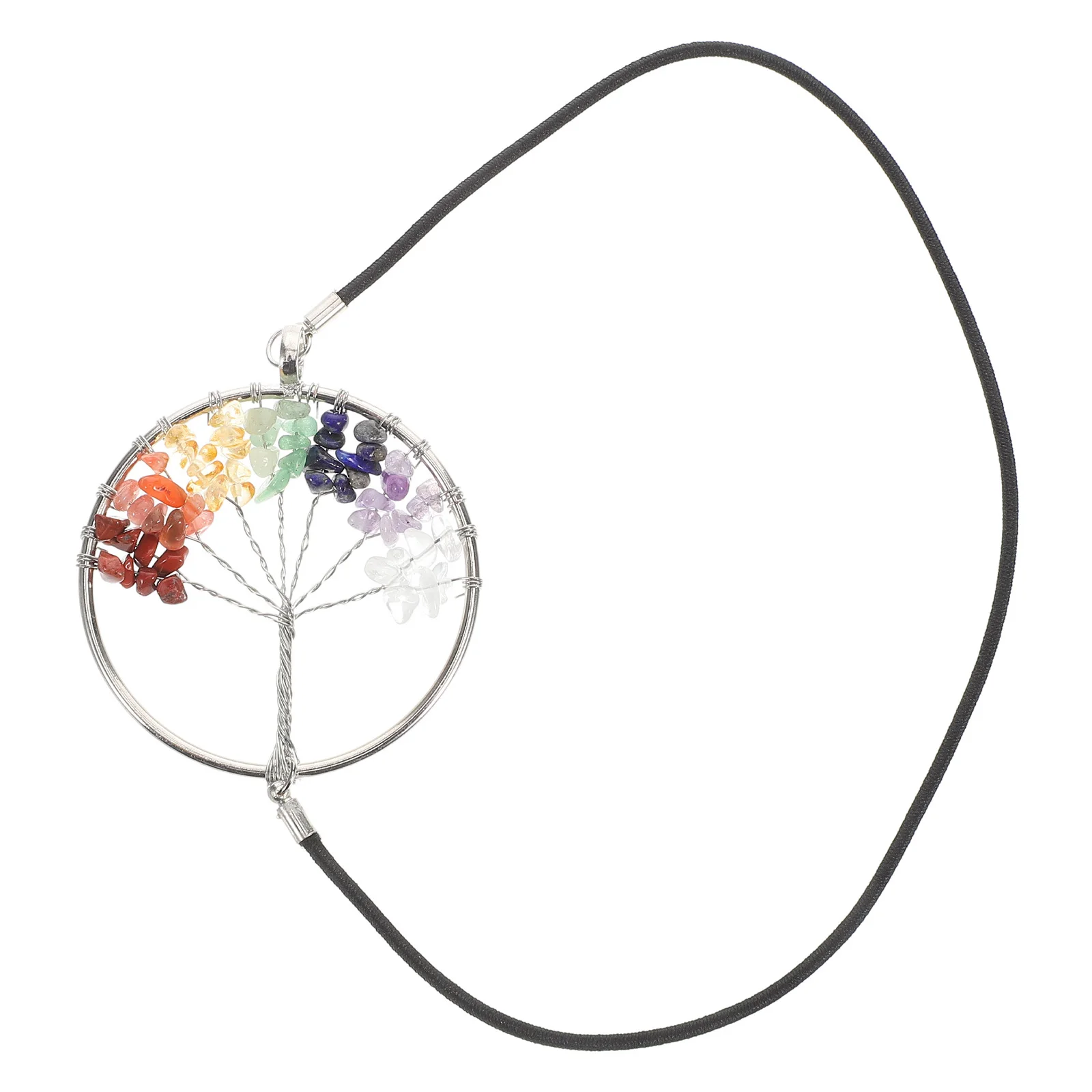 

Handwoven Crystal Tree Bookmark with Elastic Band Beaded Rope Design Functional Book Marker for Women Readers Jewelry Style Gift