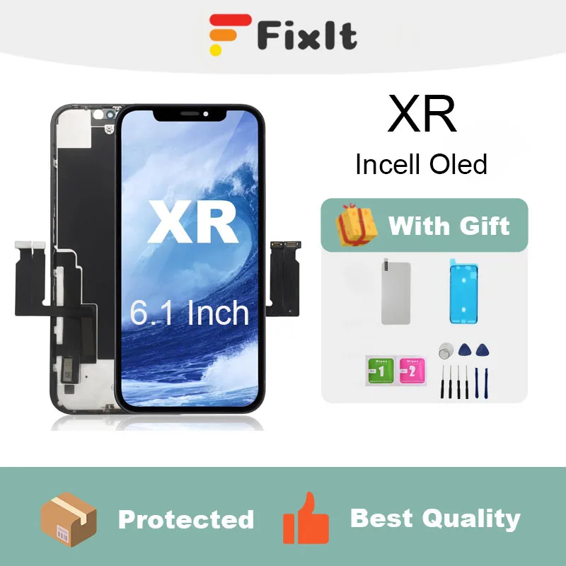 For Iphone Xr Display 6.1 Inch Screen Replacement Phone Xr LCD Display Screen Digitizer Assembly With Repair Tools