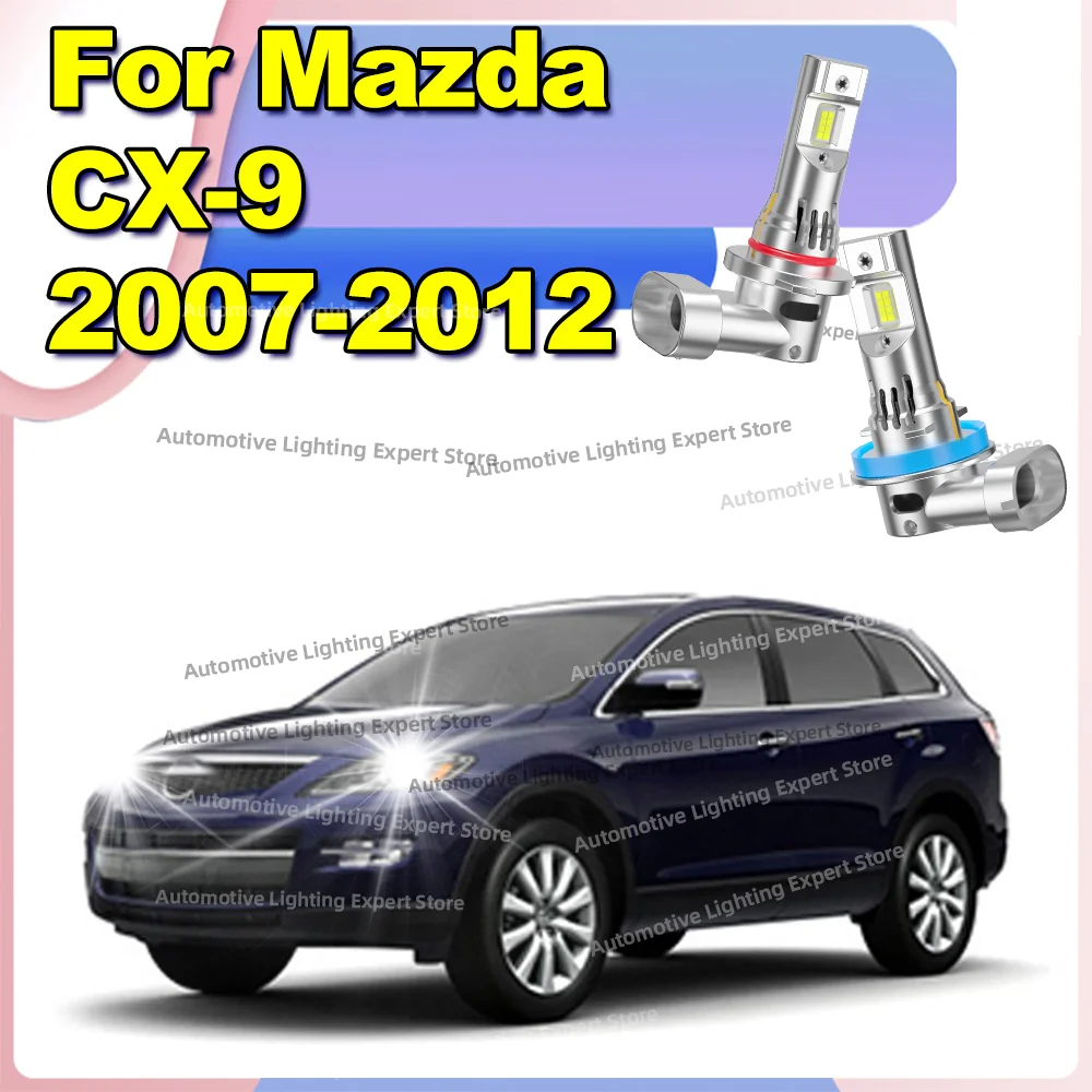 

2/4Pcs LED Headlights Turbo Canbus High Power Car Lamp For Mazda CX-9 CX9 2007 2008 2009 2010 2011 2012