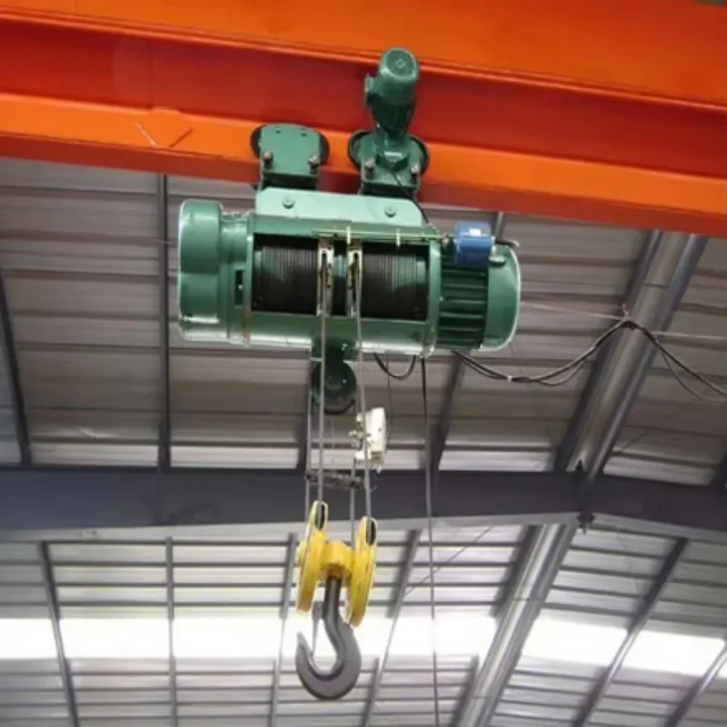 0.5-2T Electric Hoist Lifting Crane Wire Rope Hoist Winch Handling Warehousing Transportation Equipment view 6