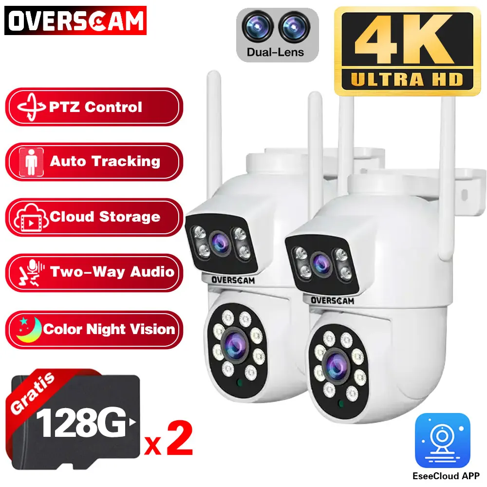 Camera 360 degrees no dead angle house hold mobile phone remote outdoor HD night vision monitor intelligent wireless Photography