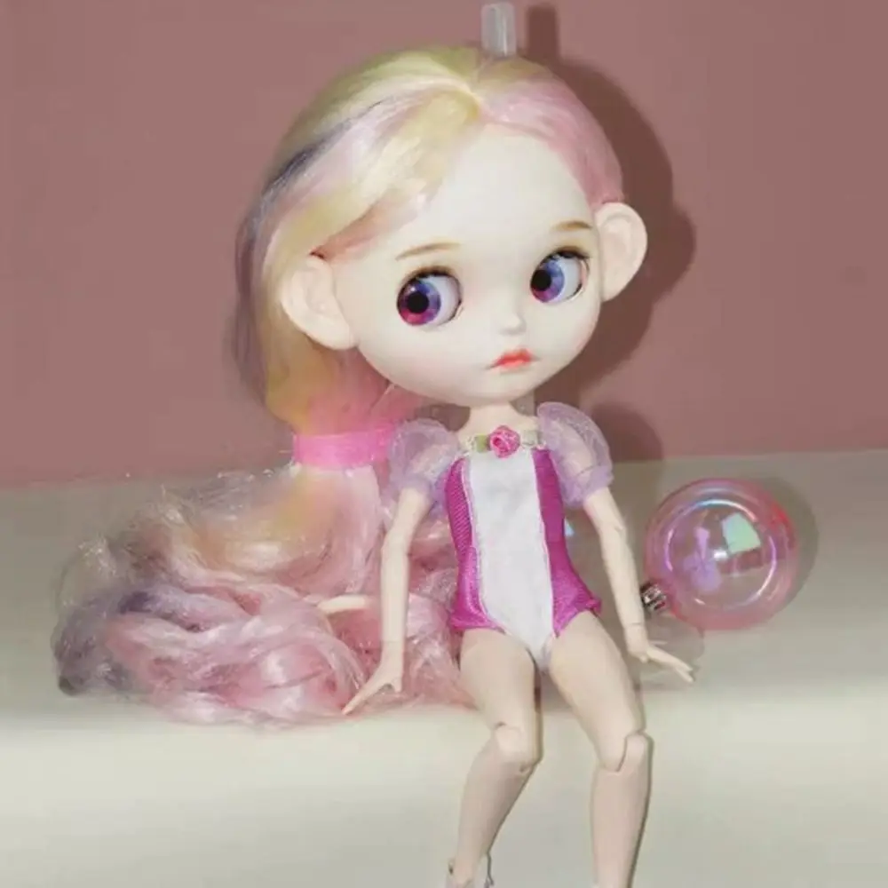 Fashion Elegant Jeans Pants Cute Mini Simple Dresses Coat DIY Accessories Princess Gauze Skirt for azone19 ICY DBS Dolls