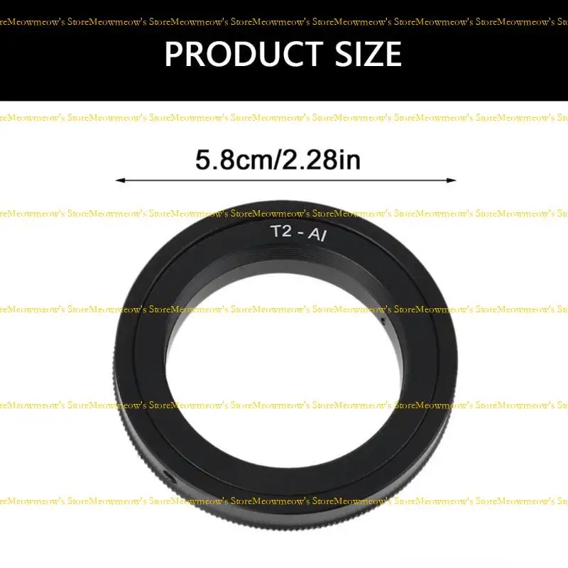 W91A T2 렌즈 카메라 마운트 카메라 및 망원경의 넓은 호환성