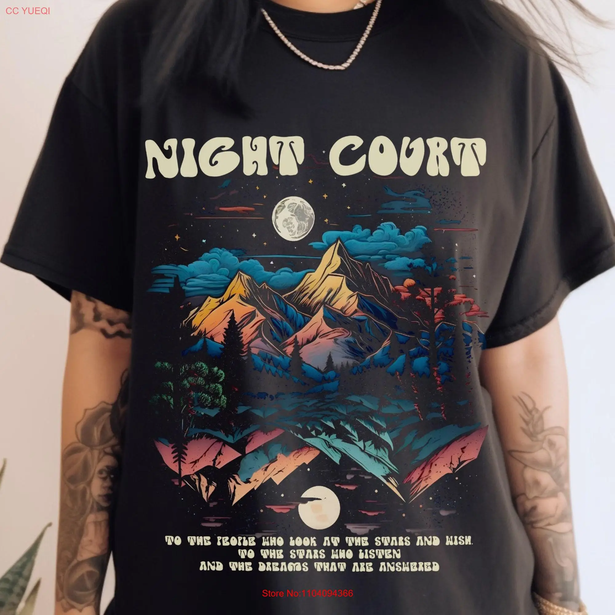 Night Court Velaris T Shirt LICENSED Sarah J Maas Merch Book Swag Acotar Merchandise s Cassian Rhysand