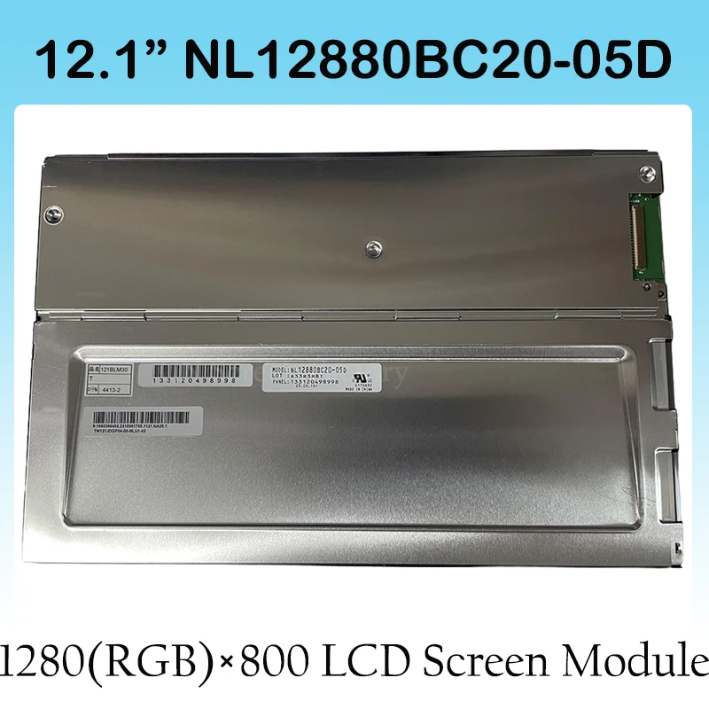 NL12880BC20-05D 12.1 Inch a-Si TFT-LCD Display Panel Screen Panel Original for NEC with WLED Backlight System New