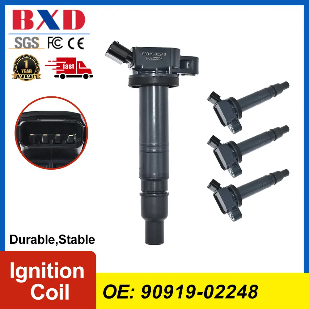 

Катушка зажигания 1/4 шт. 90919-02248 для LEXUS IS, SCION XB, TOYOTA 4RUNNER CAMRY HIACE HILUX MATRIX SOLARA TACOMA TUNDRA